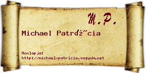 Michael Patrícia névjegykártya